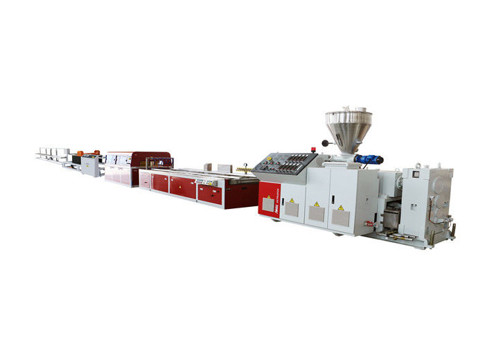 Plastik PE / PP / PC / PVC Pipa Plastik / Plastik Extruder Profil PVC Mesin Extruder Pipa Komunikasi
