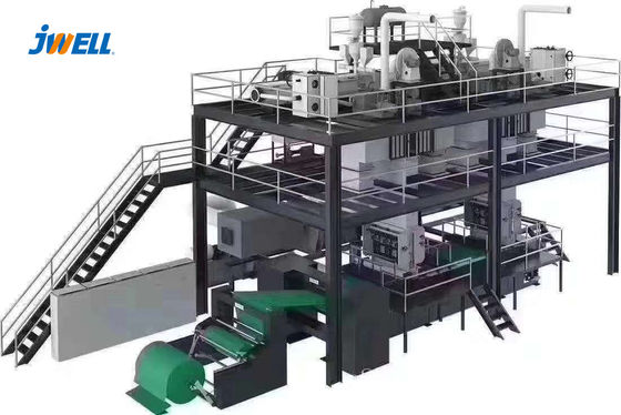 Masker Wajah Mesin Kain Meltblown Extruder Sekrup Plastik Tunggal